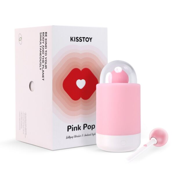 Kisstoy Pink pop 糖球球震动棒+夜灯