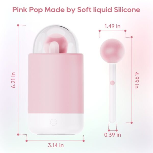 Kisstoy Pink pop 糖球球震动棒+夜灯